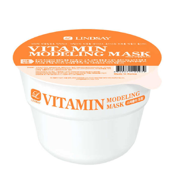 [Повреждение упаковки] Альгинатная маска для лица Lindsay с витаминами - Vitamin Modeling Mask Cup Pack