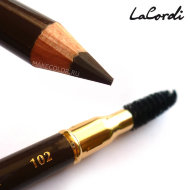 Карандаш для бровей LaCordi №102 со щеточкой Коричневый Карандаш для бровей LaCordi №102 со щеточкой Коричневый