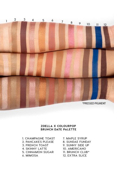 Палетка теней ColourPop - Brunch Date Палетка теней ColourPop - Brunch Date