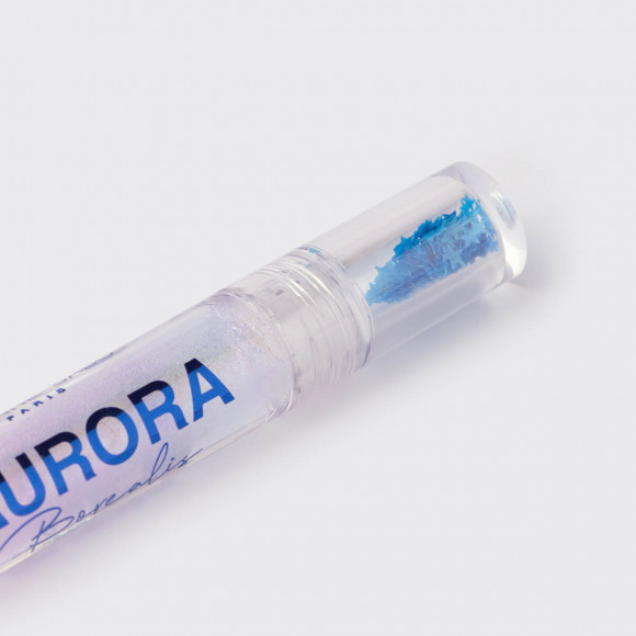 Блеск для губ VIVIENNE SABO - Aurora Borealis - Lip Gloss - 03 Прозрачный с розовыми, голубыми, золотистыми частицами