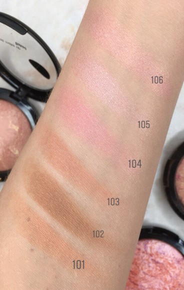 [Истекающий срок годности] Запеченные румяна JUST - Baked Blusher - т. 101