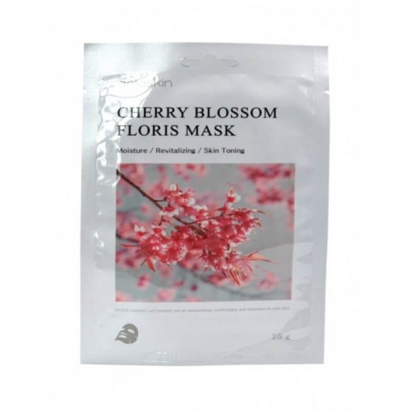 Маска для лица с экстрактом сакуры detoskin смягчающая - Cherry Blossom Floris Mask