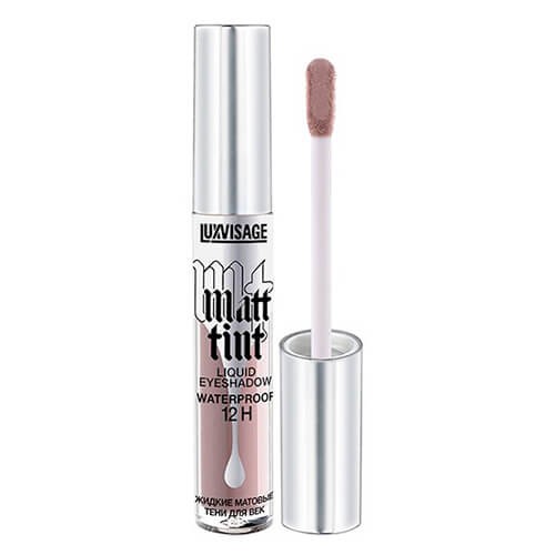 [Истекающий срок годности] Жидкие тени для глаз LUXVISAGE матовые - Matt Tint Liquid Eyeshadow Waterproof 12h, тон 105 Ash Lilac