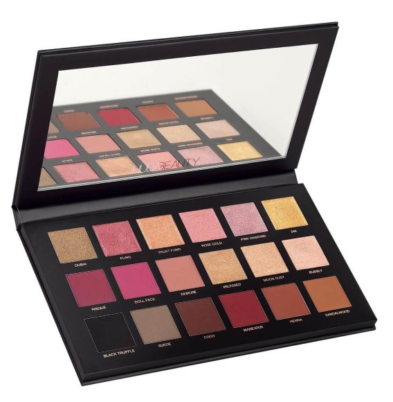 Палетка теней Huda Beauty - Rose Gold Remastered Palette
