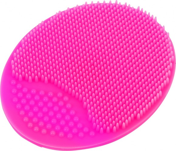 Щёточка для очистки и массажа лица M21 STAFF силиконовая - Розовая