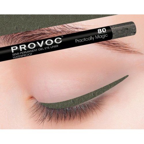 Полуперманентный гелевый карандаш для глаз Provoc 80 Practically Magic (кошачий глаз)