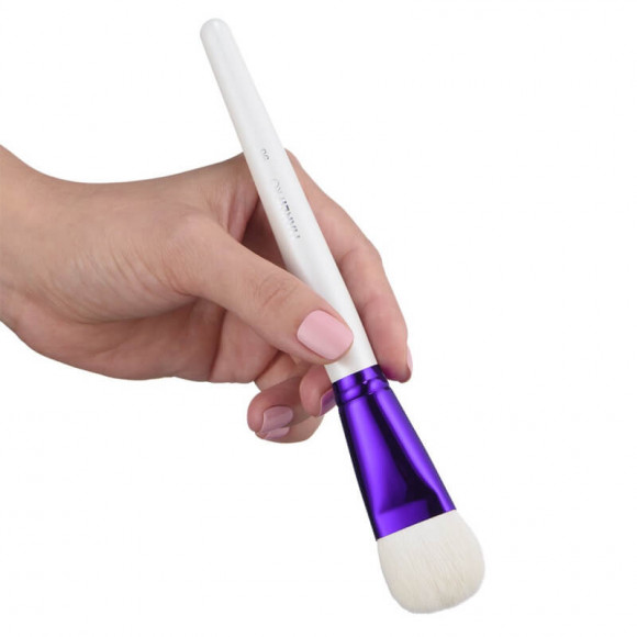 Кисть плоская для румян, коррекции, тона Manly Pro средняя многофункциональная - К98 Кисть плоская для румян, коррекции, тона Manly Pro средняя многофункциональная - К98