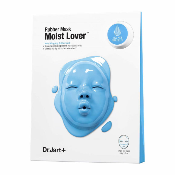 Альгинатная маска для лица Dr.Jart+ Rubber Mask Moist Lover моделирующая, для интенсивного увлажнения кожи