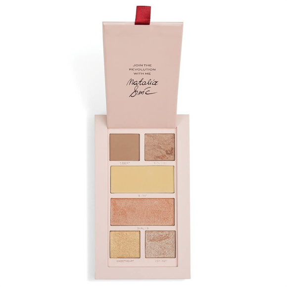 Палетка для макияжа лица: хайлайтер и бронзер Revolution Pro - Nath Highlight & Contour Palette