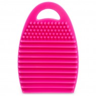 Щетка для чистки косметических кистей M21 STAFF силиконовая - Pink Щетка для чистки косметических кистей M21 STAFF силиконовая - Pink