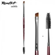 Кисть для макияжа sa06lb Roubloff скошенная для оформления бровей и подводки ресничного края, имитация колонка  Кисть для макияжа sa06lb Roubloff скошенная для оформления бровей и подводки ресничного края, имитация колонка