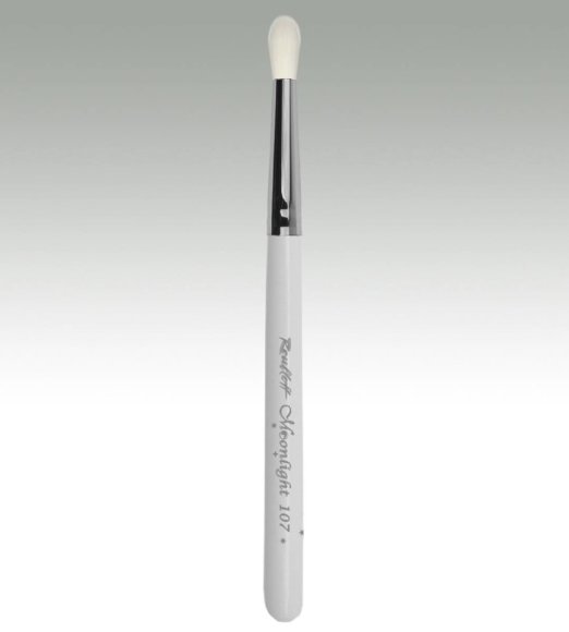107 Кисть для макияжа Moonlight №6 Roubloff gr06ml круглая для растушевки теней, коза белая 107 Кисть для макияжа Moonlight №6 Roubloff gr06ml круглая для растушевки теней, коза белая