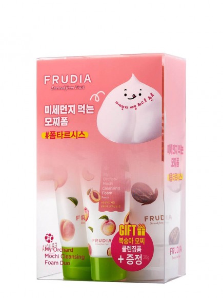 Набор пенок-моти FRUDIA очищающих - My Orchard Mochi Cleansing Foam Set + мини-пенка с персиком в подарок