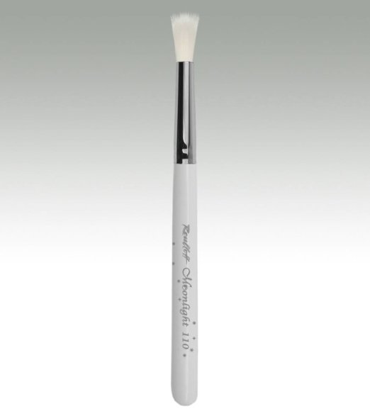 110 Кисть для макияжа Moonlight №7 Roubloff gd07ml для растушевки теней, коза белая и имитация козы