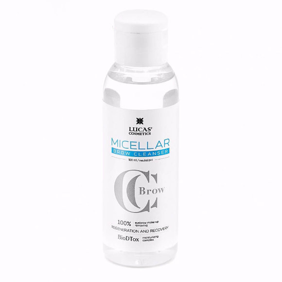 Мицеллярная вода для бровей Lucas Cosmetics Micellar Brow Cleanser, 100 мл.