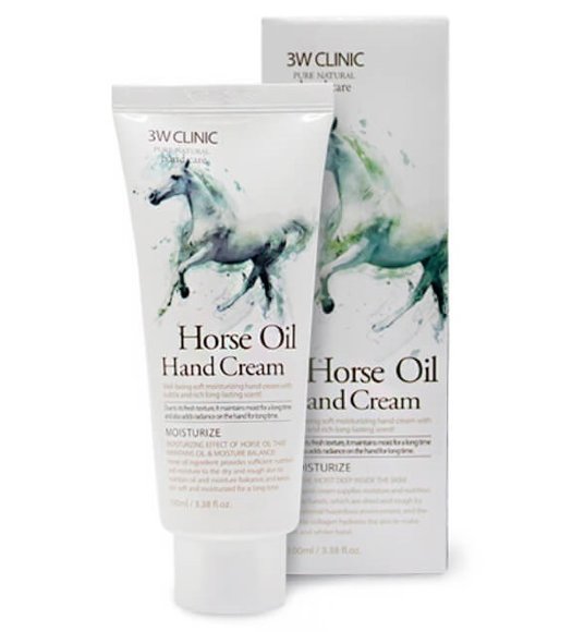 Крем для рук 3W CLINIC питательный крем для рук c лошадиным жиром - Moisturizing Hand Cream [Horse Oil], 100 мл