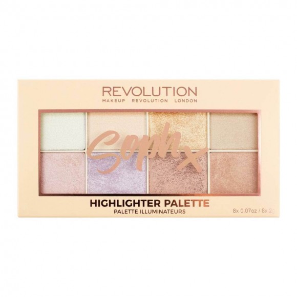 Палетка хайлайтеров Makeup Revolution - Soph Highlighter Palette