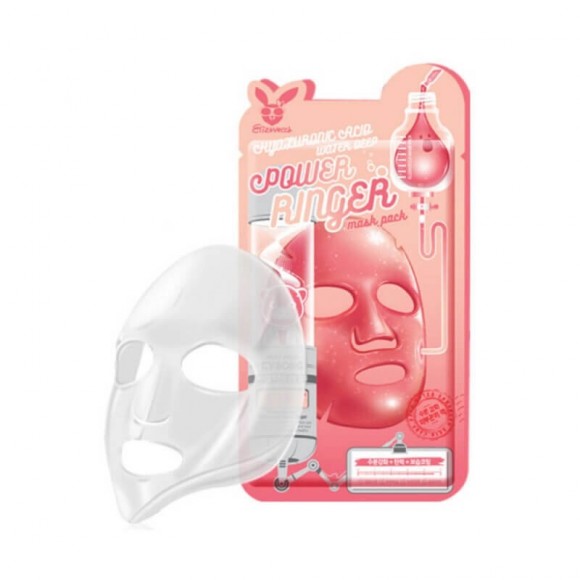 Маска для лица Elizavecca с гиалуроновой кислотой - Hyaluronic Acid Water Deep Power Ringer Mask Pack