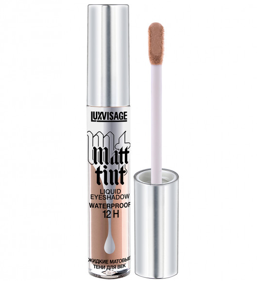 Жидкие тени для глаз LUXVISAGE матовые - Matt Tint Liquid Eyeshadow Waterproof 12h, тон 103 Nude Beige