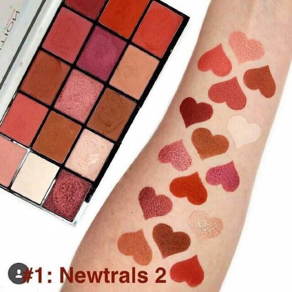 Палетка теней Makeup Revolution Re-Loaded Palette Newtrals 2