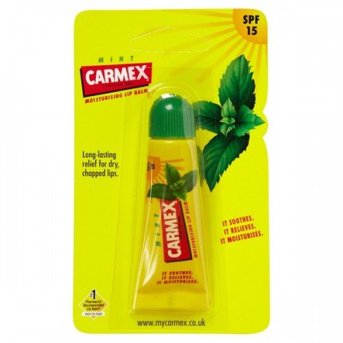 Бальзам для губ Carmex с ароматом мяты (SPF15), туба в блистере