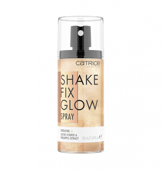 Спрей фиксирующий для макияжа CATRICE с мерцанием - Shake Fix Glow Spray
