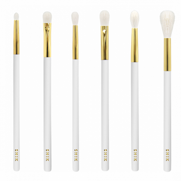 Лимитированный набор кистей для макияжа Shik - Limited edition Goldy makeup brush - G01-G06