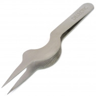 Пинцет для бровей DELECTIC - B629 точечный, серебристый, 100 мм Пинцет для бровей DELECTIC - B629 точечный, серебристый, 100 мм