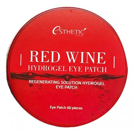 Гидрогелевые патчи для глаз Esthetic House с красным вином - Red Wine Hydrogel Eyepatch