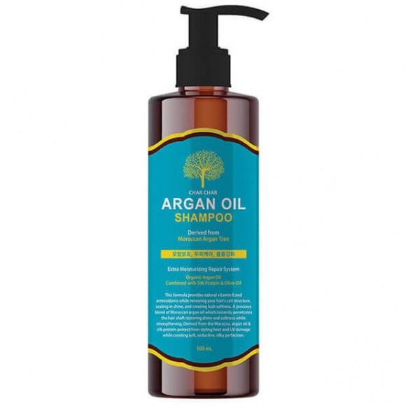 Шампунь для волос Char Char для укрепления и оздоровления, с аргановым маслом - Argan Oil Shampoo, 500 мл