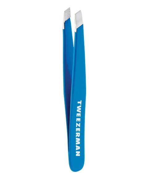 Пинцет мини для бровей Tweezerman - Mini Slant Tweezer - Bahama Blue