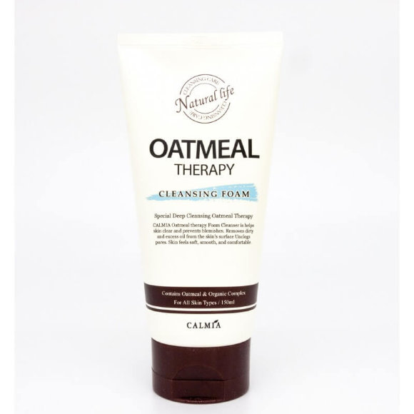 Овсянная пенка для умывания Calmia - Oatmeal Therapy Cleansing Foam 150 мл