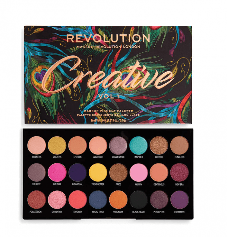Палетка пигментов для век Makeup Revolution Creative Vol 1 Makeup ...