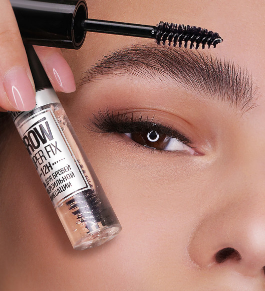 Гель для бровей и ресниц LUXVISAGE cуперсильной фиксации - Brow Super Fix 12H