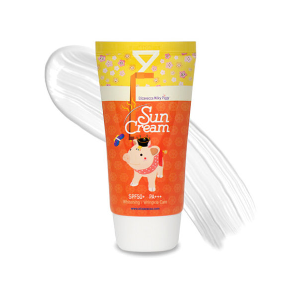 [Истекающий срок годности] Солнцезащитный крем с коллагеном Elizavecca SPF 50+ PA+++ - Milky Piggy Sun Cream