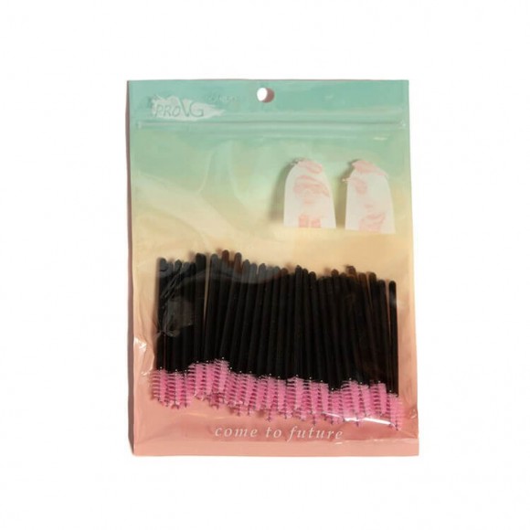 Набор одноразовых щёточек для бровей Pro VG, 50 шт. Набор одноразовых щёточек для бровей Pro VG, 50 шт.