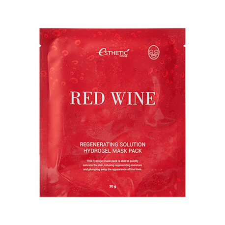 [Истекающий срок годности] Гидрогелевая маска для лица Esthetic House с экстрактом красного вина - Red Wine Regenerating Solution Hydrogel Mask Pack, 28 мл