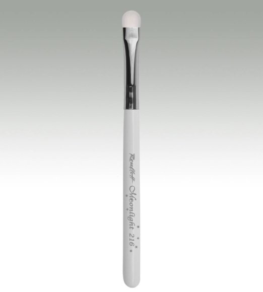 216 Кисть для макияжа Moonlight №10 Roubloff Gso10yml укороченная овальная, имитация козы 216 Кисть для макияжа Moonlight №10 Roubloff Gso10yml укороченная овальная, имитация козы