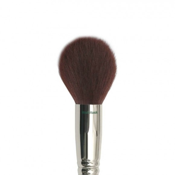 309 Кисть для макияжа UniCorn антибактериальная синтетика Corn-g18 Roubloff egg-shaped, ручка изумрудная прямая