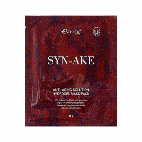 Гидрогелевая маска для лица Esthetic House со змеиным пептидом - Syn-Ake Anti-Aging Solution Hydrogel Mask Pack, 28 мл