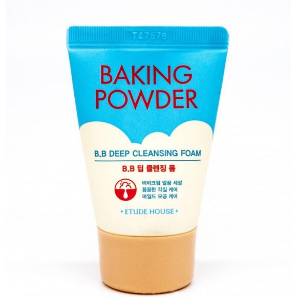 Пенка для умывания Etude House с содой для удаления ББ-крема - Baking powder B.B. Deep Cleansing Foam, 30 мл