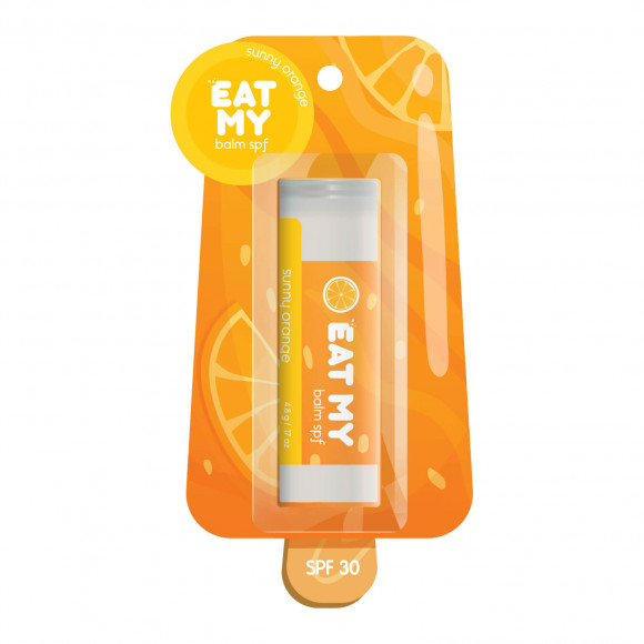 Солнцезащитный бальзам для губ Eat My balm SPF30 - Sunny Orange - Солнечный апельсин