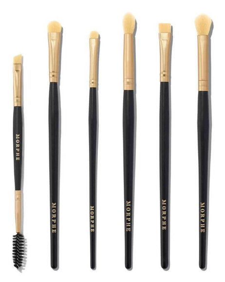 Набор из 6 кистей для глаз Morphe - All Eye Want 6-Piece Eye Brush Collection + чехол