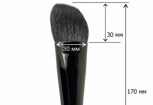 Кисть для румян JUST - № 10 (ворс черной козы) Кисть для румян JUST - № 10 (ворс черной козы)