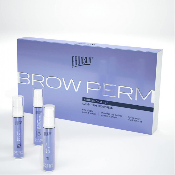 Набор для долговременной укладки бровей BRONSUN - BROW PERM