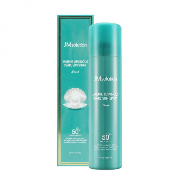 Солнцезащитный спрей JMsolution с жемчугом - Marine Luminous Pearl Sun Protection Sun Spray SPF50+ PA+++