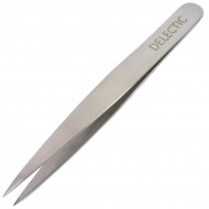 Пинцет для бровей DELECTIC - B771 точечный, серебристый, 100 мм Пинцет для бровей DELECTIC - B771 точечный, серебристый, 100 мм