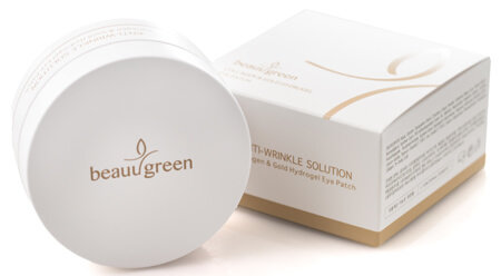 Гидрогелевые патчи BeauuGreen для глаз с коллагеном и золотом Collagen&Gold Hydrogel Eye Patch