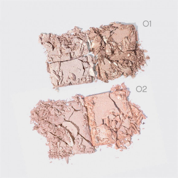 [Истекающий срок годности] Палетка хайлайтеров мини VIVIENNE SABO - Gloire D'amour, 01 светло-розовый