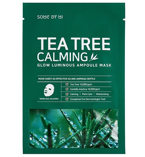Ампульная тканевая маска Some By Mi с экстрактом чайного дерева - Tea Tree Calming Glow Luminous Ampoule Mask